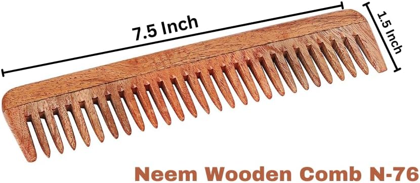 SVATV NEEM WOODEN COMB N-76