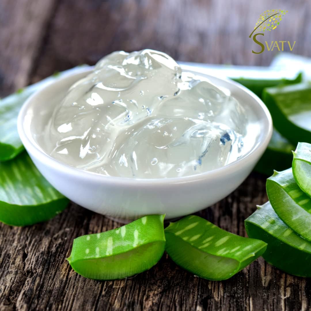 SVATV Natural Aloe Vera Gel for Skin 300gm