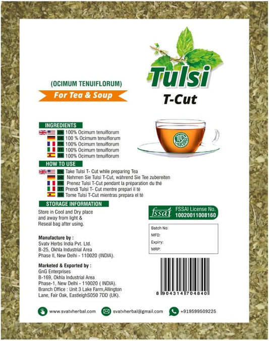 SVATV TULSI LEAVES T-CUT POWDER 100GM