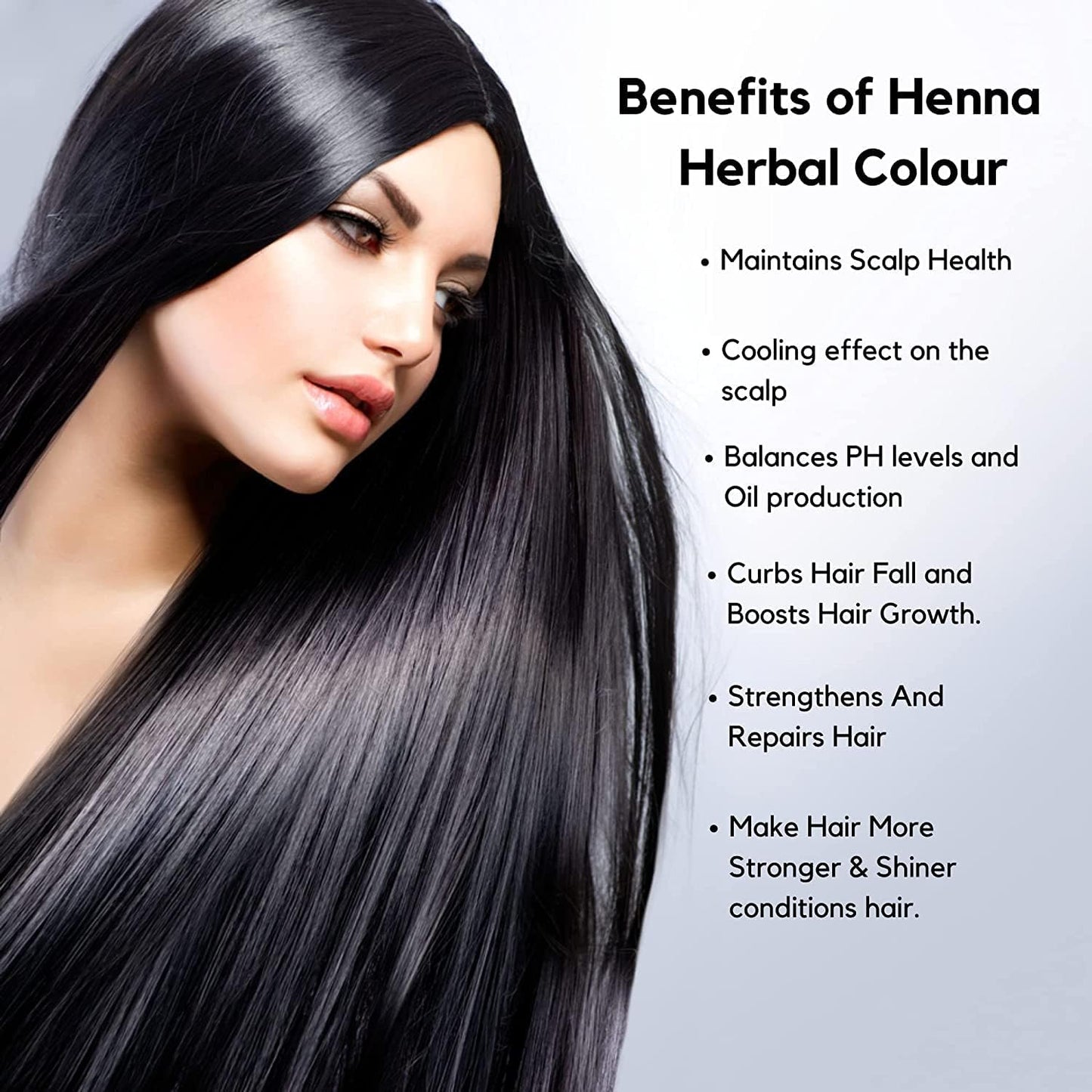 AATMANA Herbal Black Henna Hair Dye with Goodness of 9 Herbs 100gm