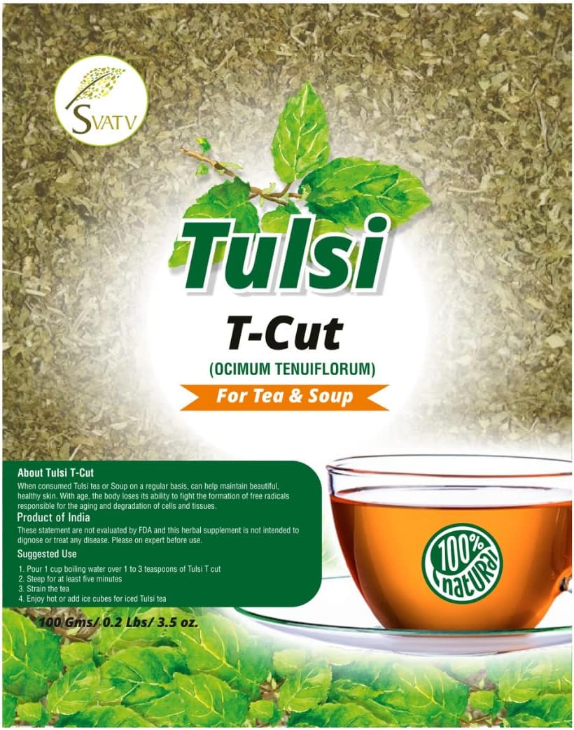 SVATV TULSI LEAVES T-CUT POWDER 100GM