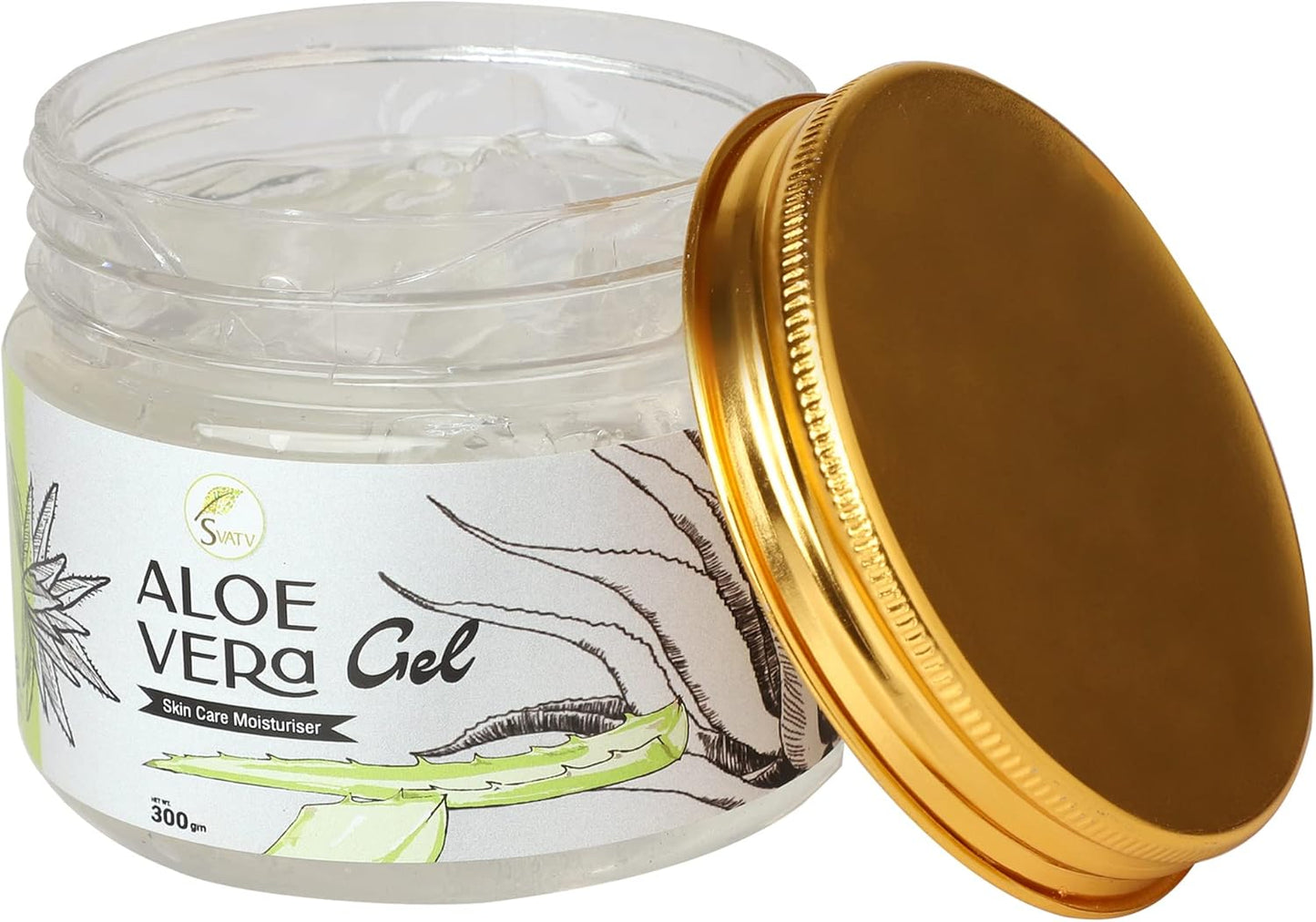 SVATV Natural Aloe Vera Gel for Skin 300gm