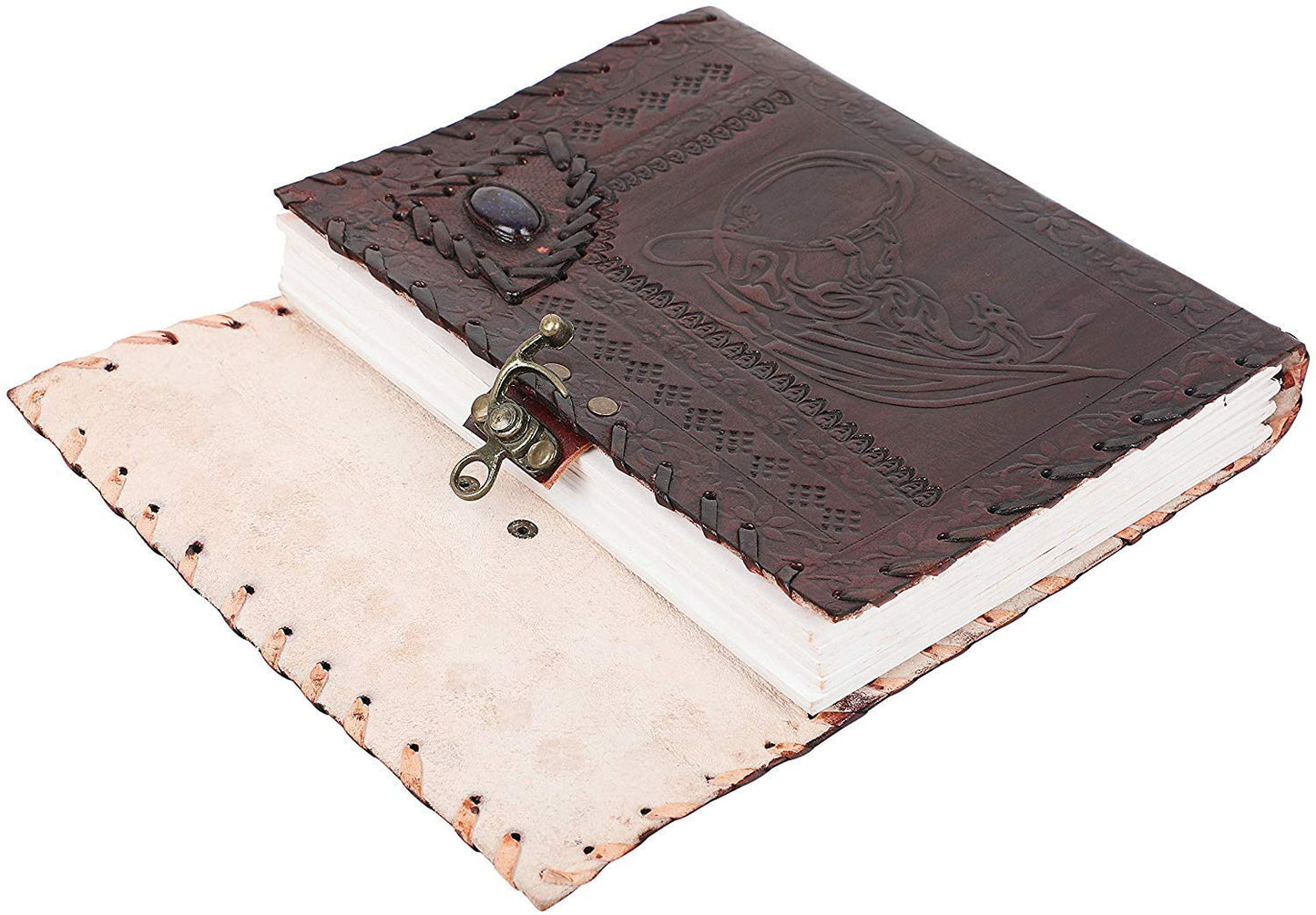 Overdose Dragon With Stone Leather Diary 5*7