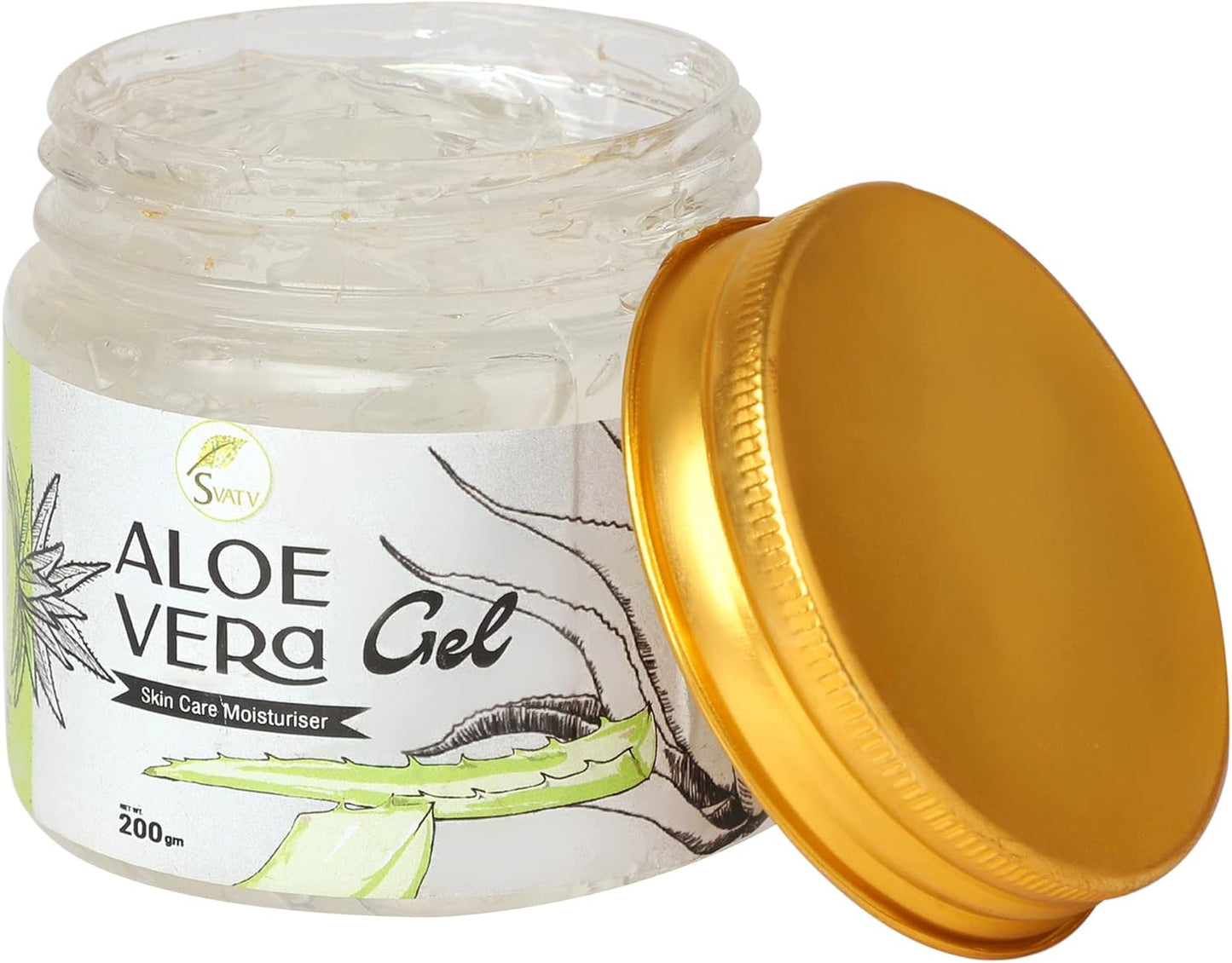 SVATV Natural Aloe Vera Gel For Skin 200gm