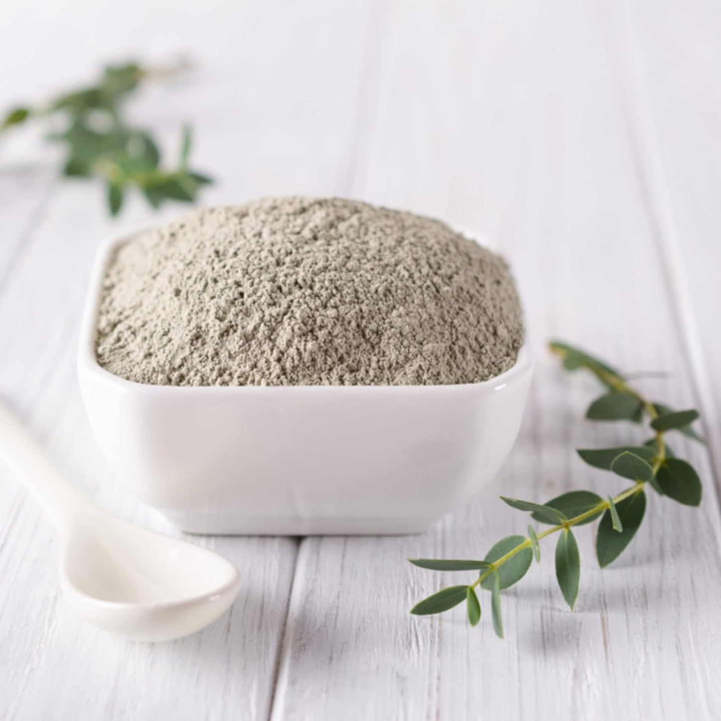 SVATV Bentonite White Clay Powder Natural Face Packs For Skin 227gm