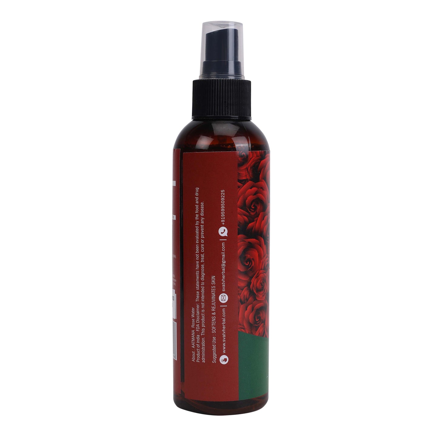 AATMANA Rose Water Spray for Face or Neck 180ml