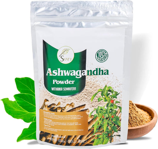 SVATV Ashwagandha Powder | Withania Somnifera 227gm (8_oZ)