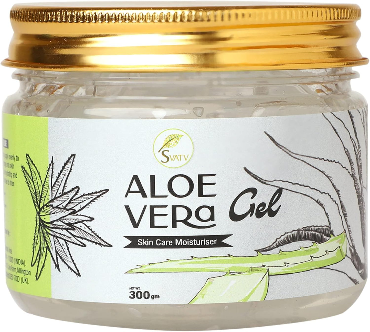SVATV Natural Aloe Vera Gel for Skin 300gm