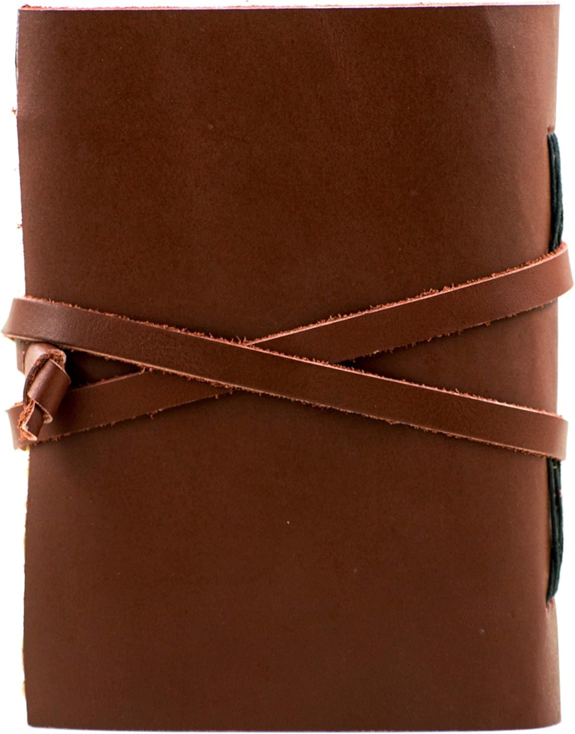 OVERDOSE Deckle Red Leather Journal 5/7
