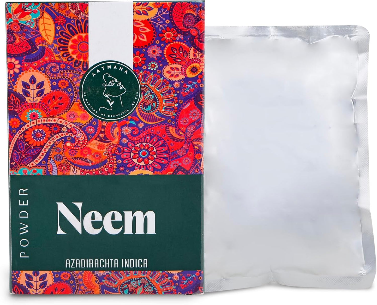AATMANA Neem Powder | Neem Leaf Powder | For All Hair & Skin Types | 100gm