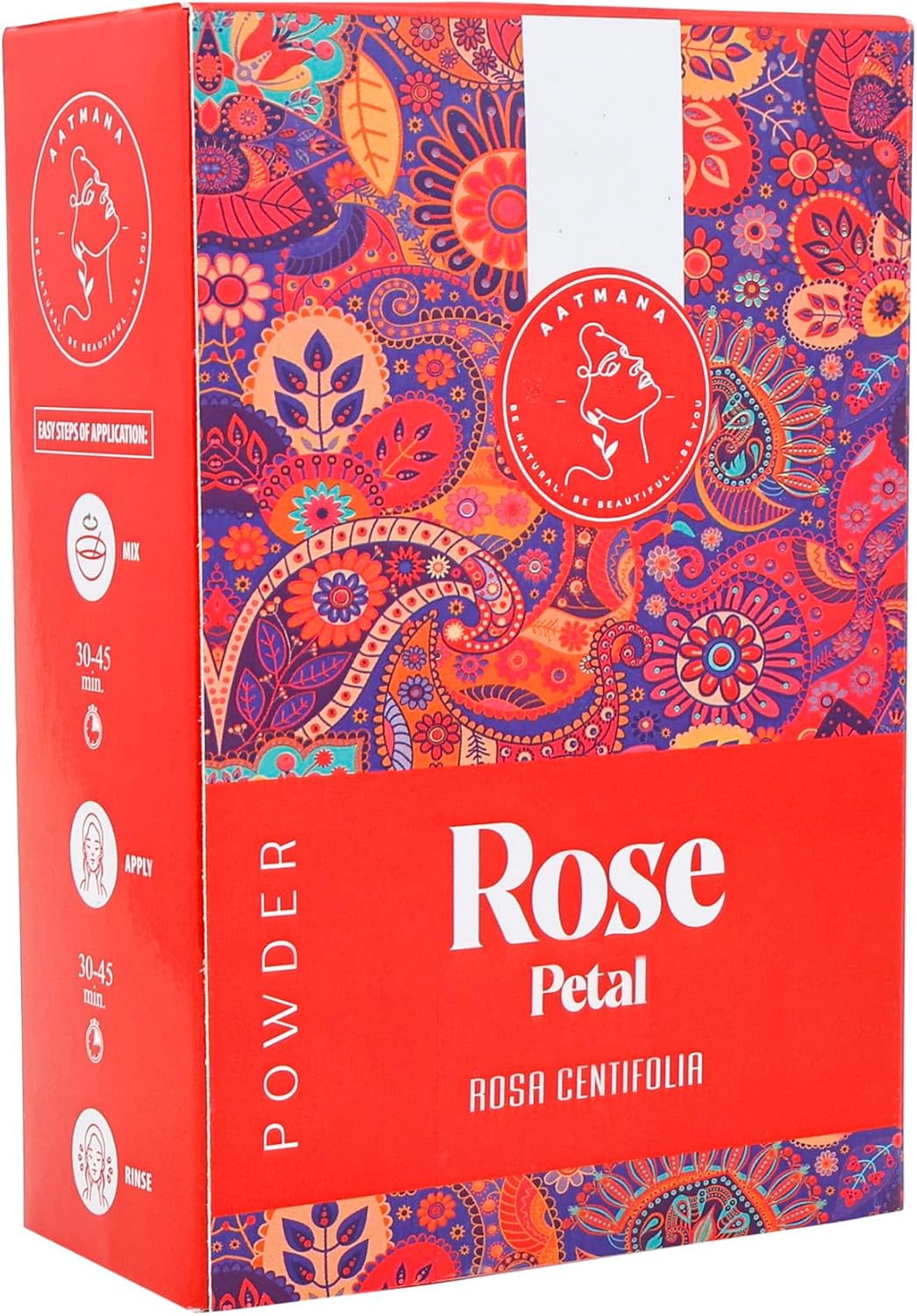 AATMANA Rose Petal Powder For Skin (100gm)