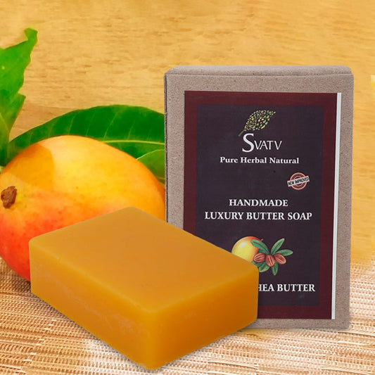 SVATV Handcrafted savon with natural, soothing Mango & Shea Butter 125gm