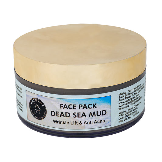 AATMANA Dead Sea Mud Face Pack 250gm For Skin Care