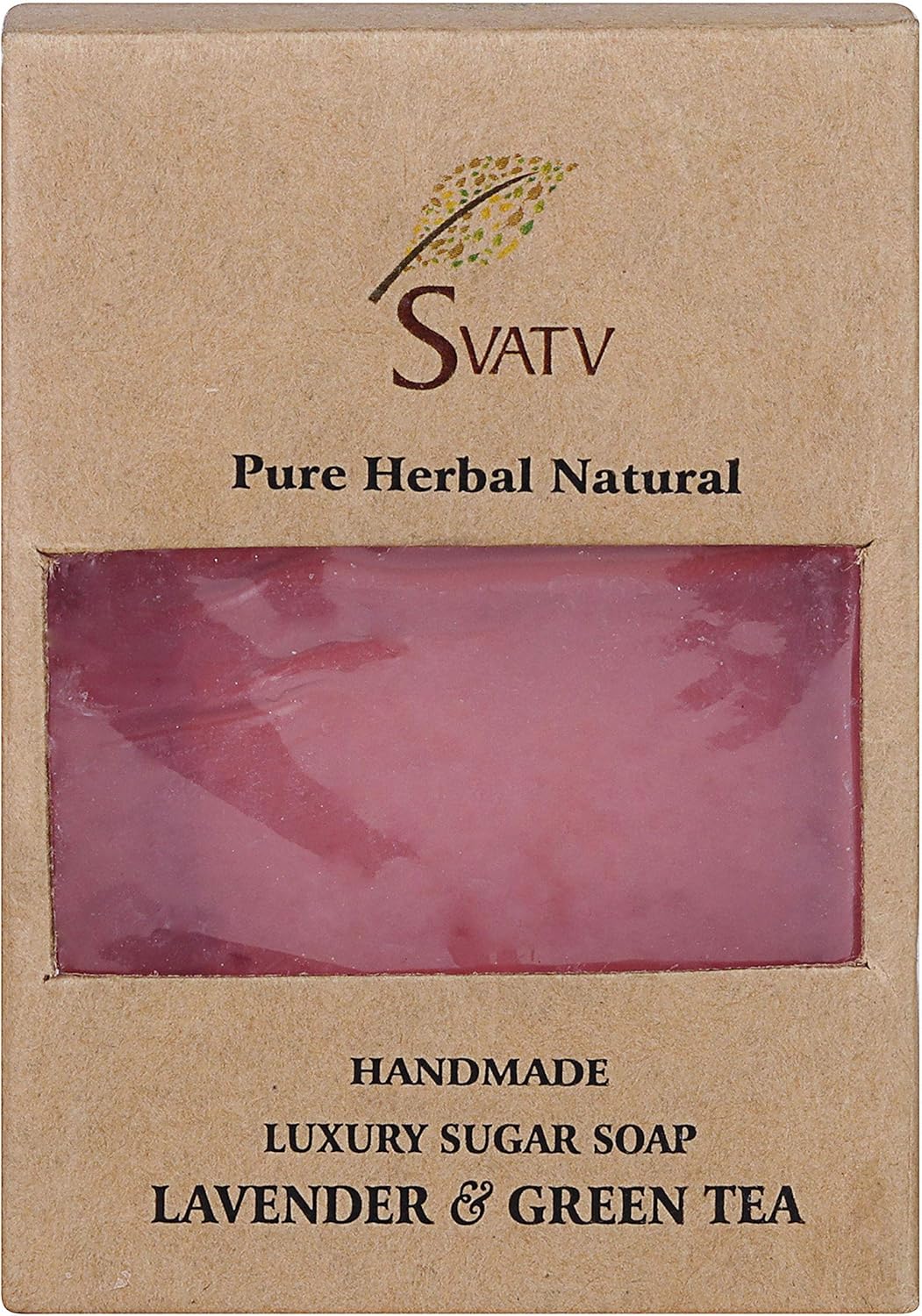 SVATV Handcrafted savon with Lavender & Green Tea 125gm