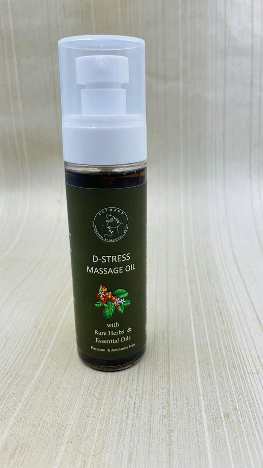 AATMANA D-Stress Massage Oil Sore Muscle Massage Oil for Body