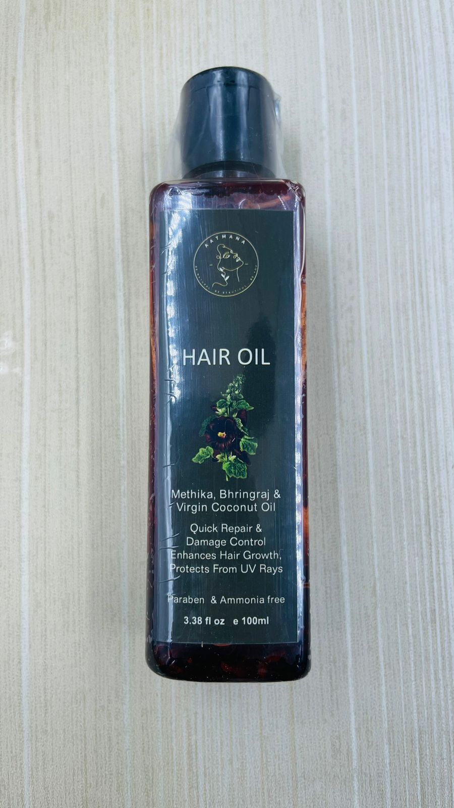 AATMANA Hair Oil with Methika, Bhringraj Virgin Coconut oil