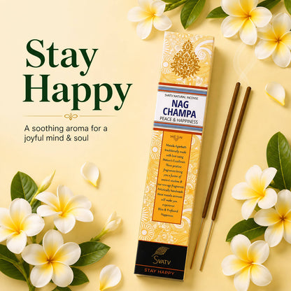 SVATV INCENSE STICK NAG CHAMPA 180GM (PACK OF 12)
