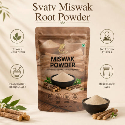 SVATV Miswak Powder 227 Gram (8 Oz)