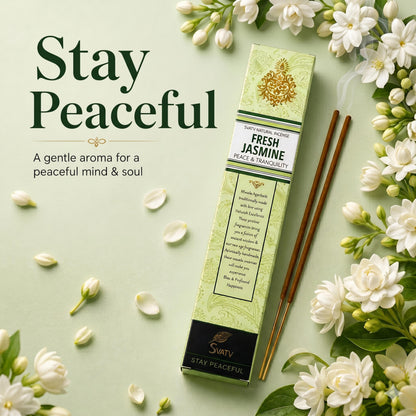 SVATV Incense Stick Jasmine 15gm (PACK OF 12)