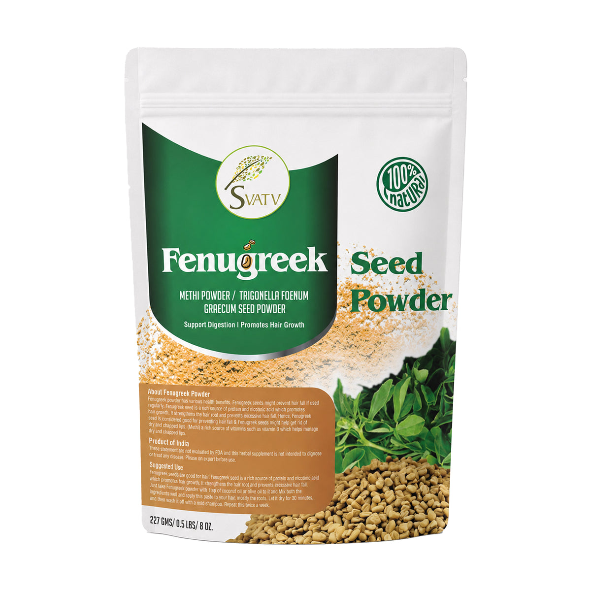 SVATV Fenugreek Powder 227gm (Methi)