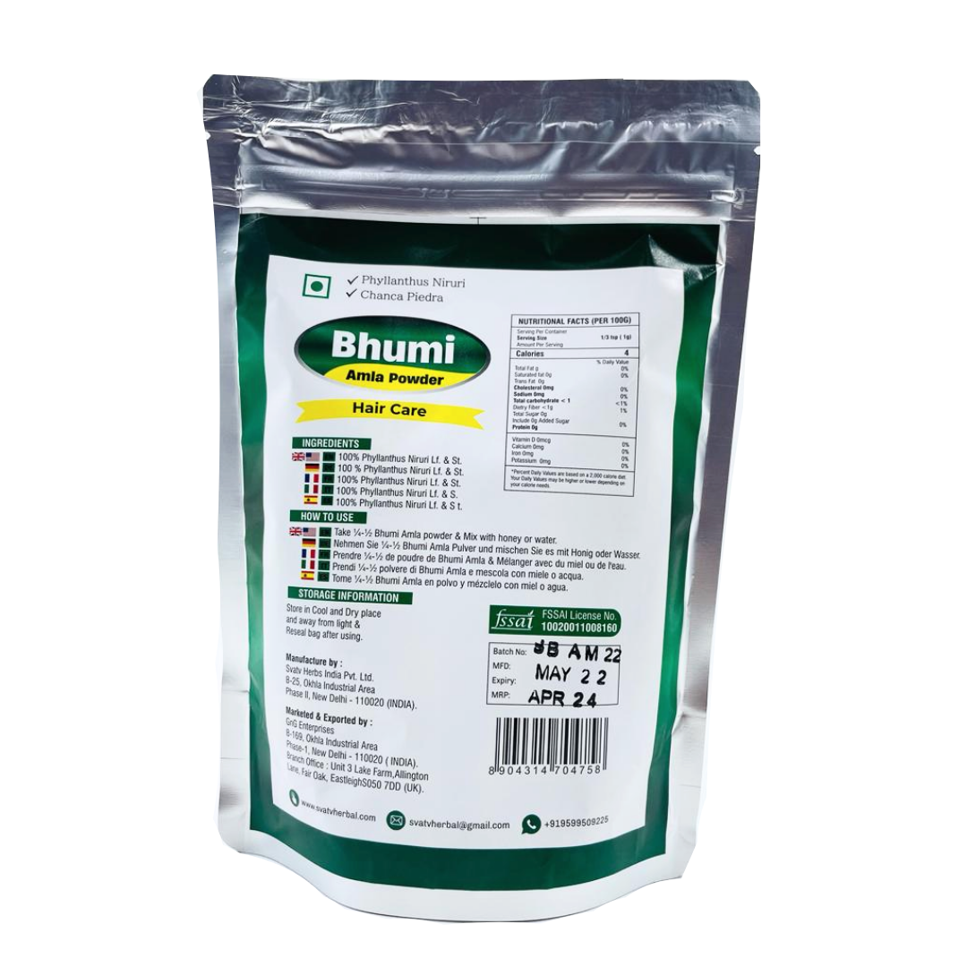 Svatv Bhumi Amla Powder - 227GM