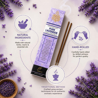 SVATV Incense Stick Lavendor 15gm (PACK OF 2)
