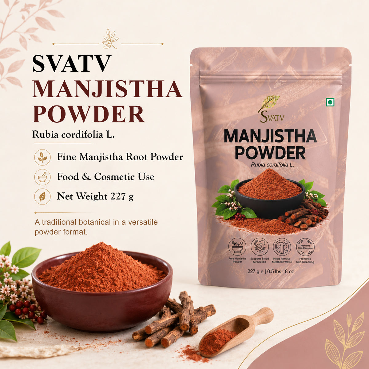 SVATV Manjistha Powder - 227GM