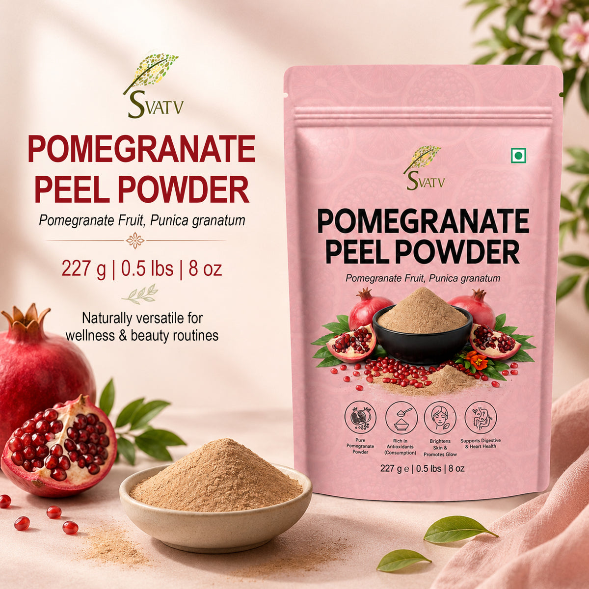 SVATV Pomegranate Powder For Skin 227GM