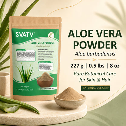SVATV Aloevera Powder For Skin Care 227gm (8_oZ)