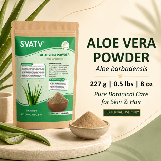 SVATV Aloevera Powder For Skin Care 227gm (8_oZ)