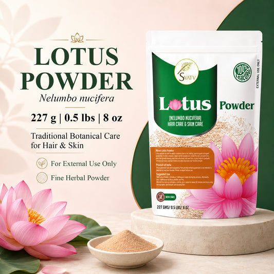 SVATV Lotus Powder 227gm For Skin
