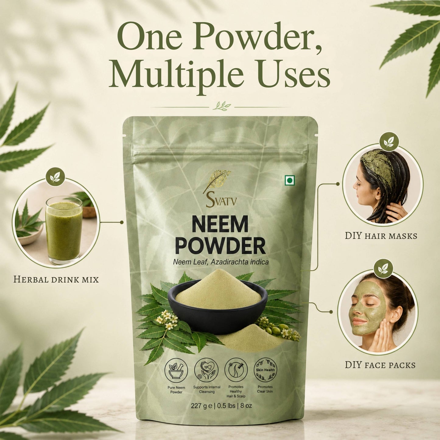 Svatv Neem Powder - 227GM