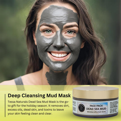 AATMANA Dead Sea Mud Face Pack 250gm For Skin Care
