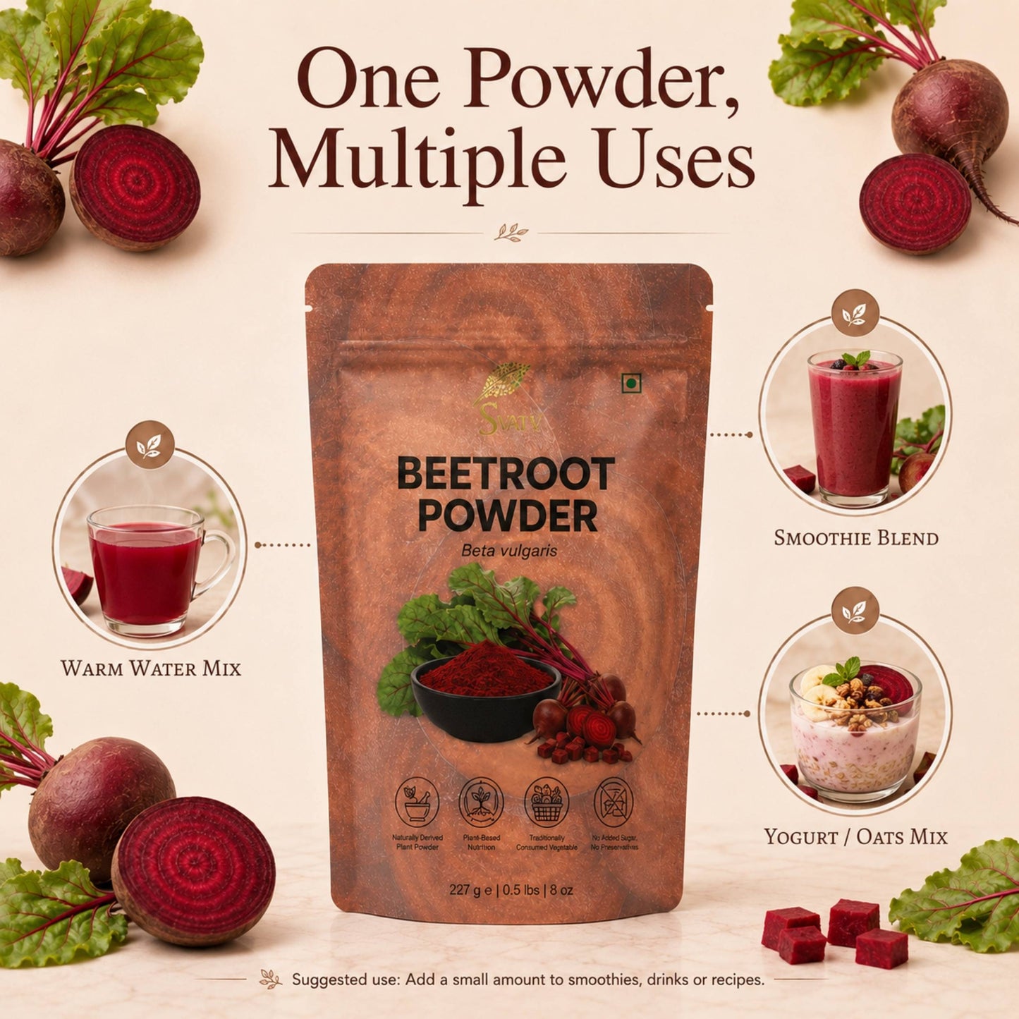 Svatv Beetroot Powder - 227GM