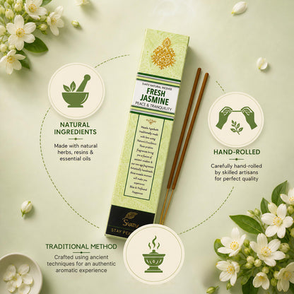 SVATV Incense Stick Jasmine 15gm (PACK OF 2)