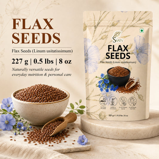 SVATV Whole Flax Seeds 227gm