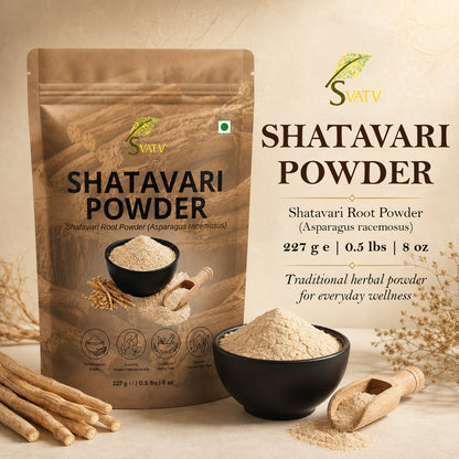 SVATV Natural Shatavari Powder 227gm (8_oZ)