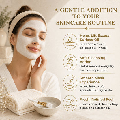 SVATV White Kaolin White Clay I Powder For Skin 227gm (8_oZ)