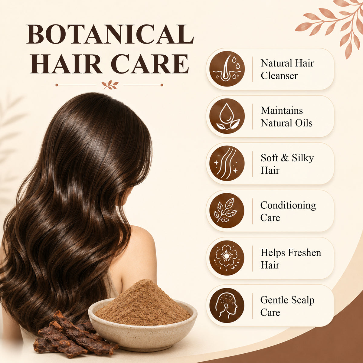 AATMANA Shikakai Powder | Natural Hair Growth | 100gm