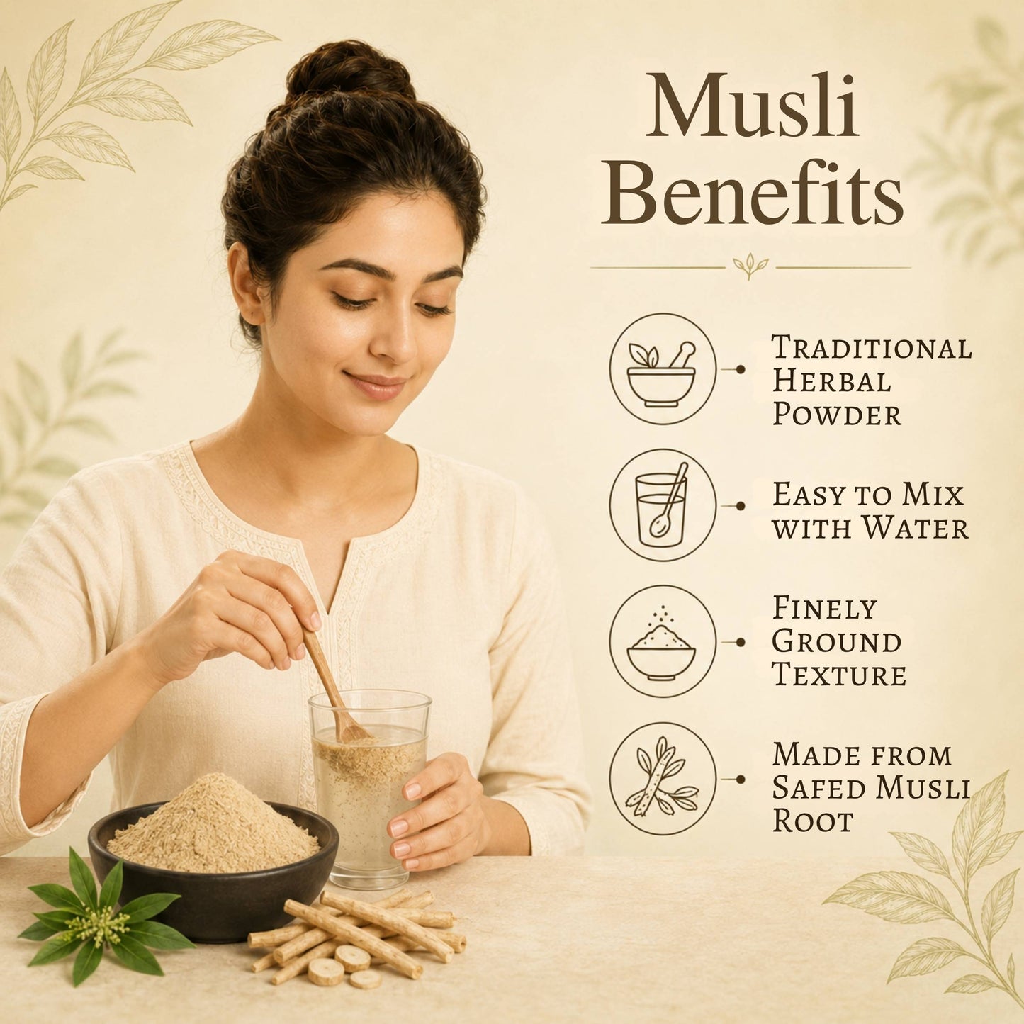 Svatv Safed Musli Powder | 227gm (8_oZ)