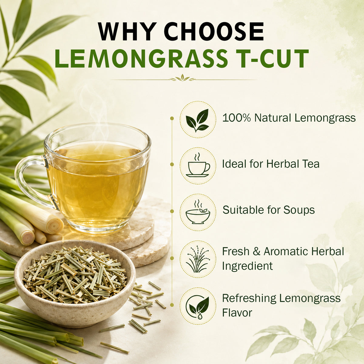 SVATV Lemongrass Leaves T-CUT - 227GM