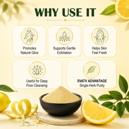 SVATV Lemon Peel Powder - 227g