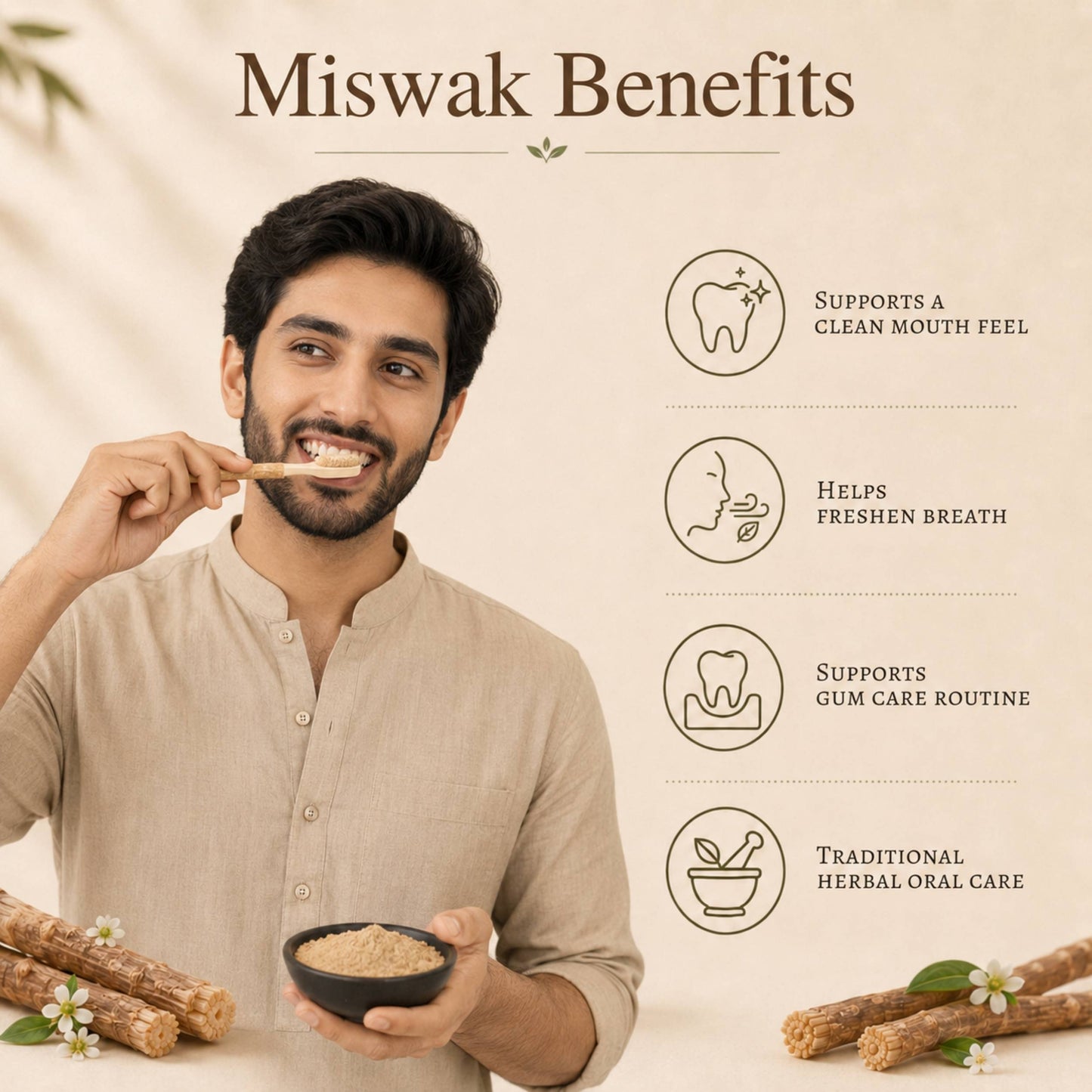 SVATV Miswak Powder 227 Gram (8 Oz)