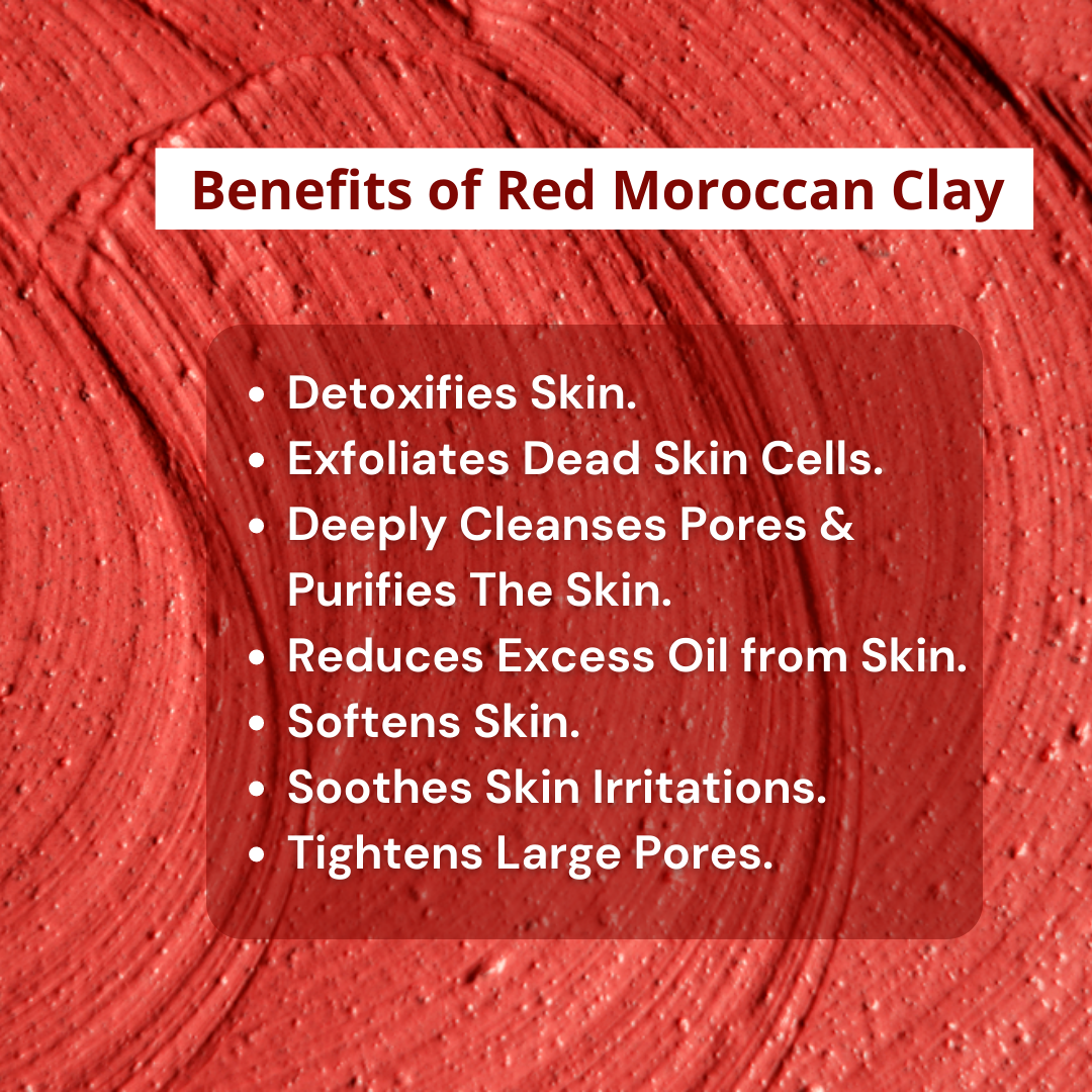 Svatv Red Moroccon Clay Powder - 227GM