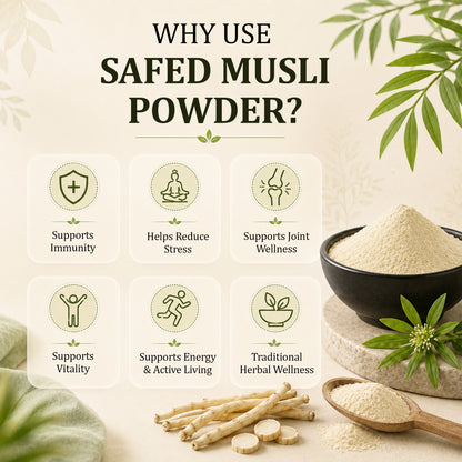 SVATV Safed Musli Powder | 227gm (8_oZ)