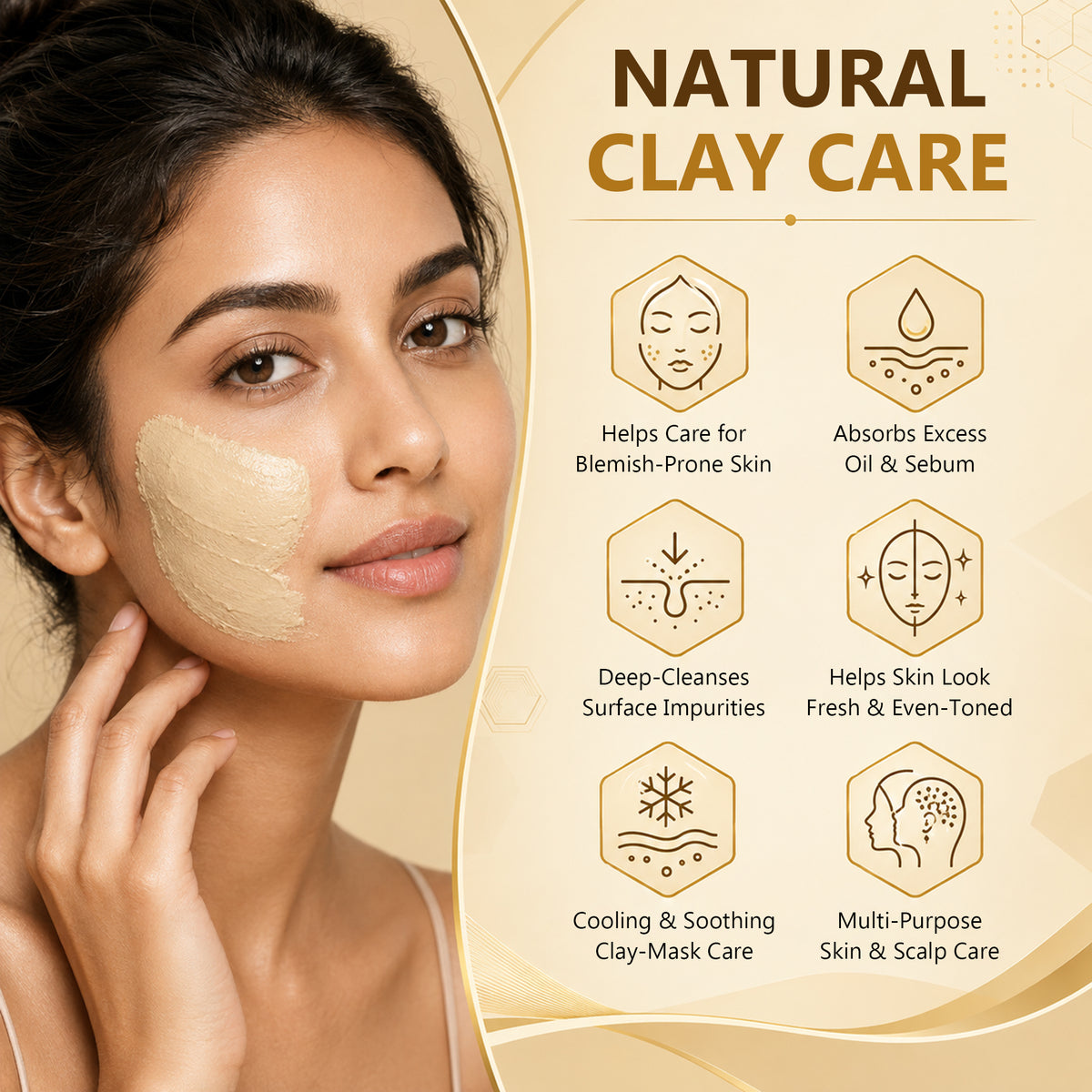SVATV Multani Mitti Powder For Skin & Hair 227GM