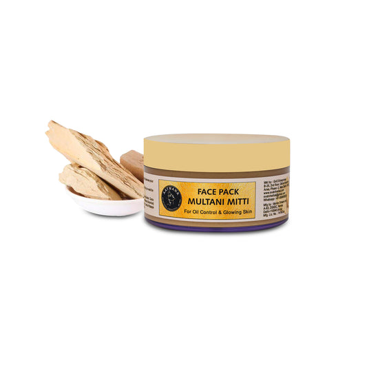 AATMANA Indian Healing Clay Face Pack 250gm For Skin Care