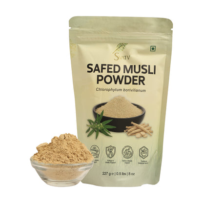 Svatv Safed Musli Powder | 227gm (8_oZ)