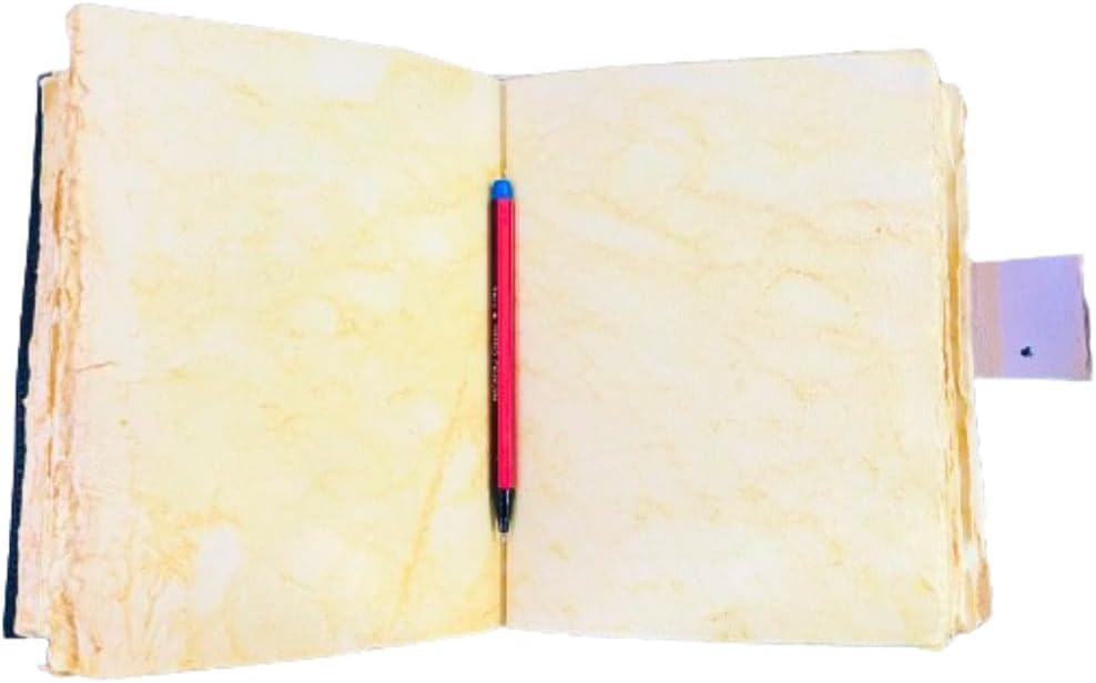 OD-39 OVERDOSE Mother of Earth Design Handmade Green vintage leather journal • Deckle edge paper