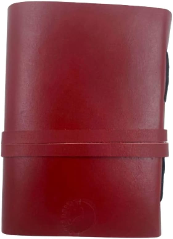 OVERDOSE Deckle Red with Key Leather Journals 5/7